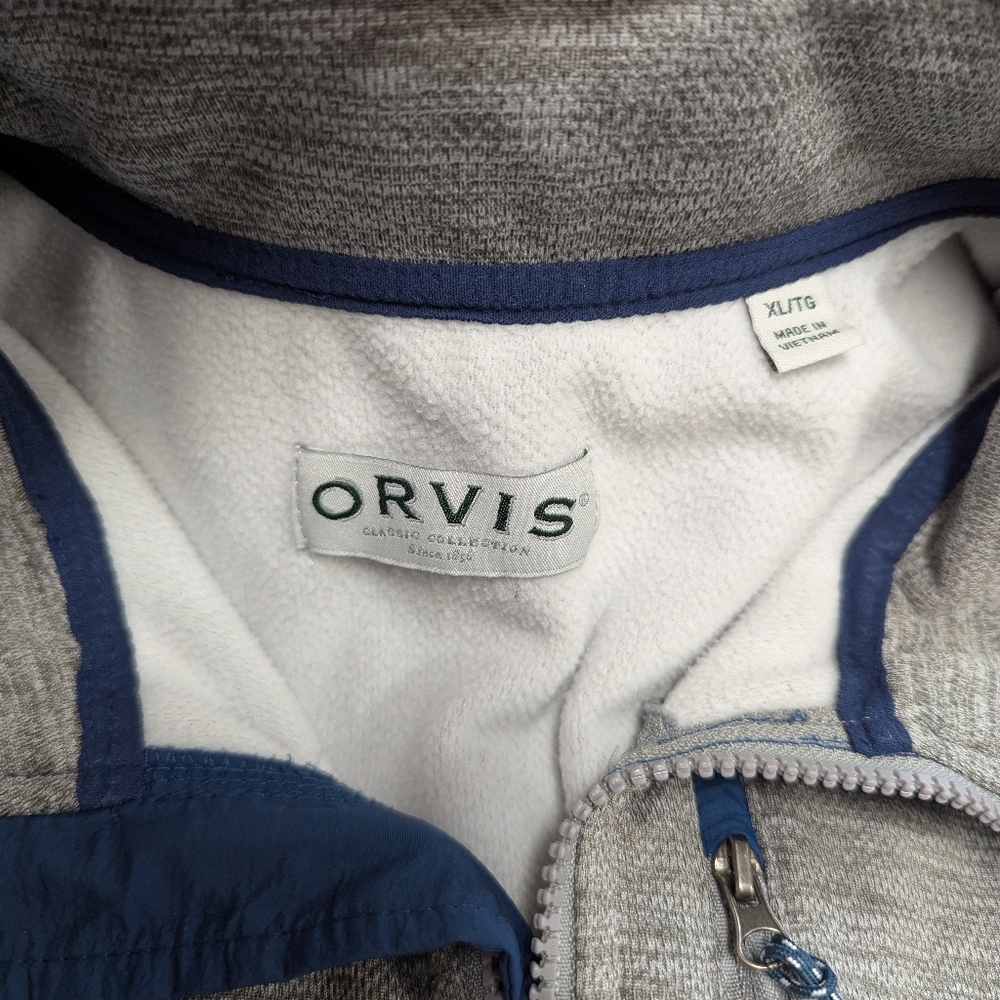 Orvis Zip Up Sweatshirt - Picture 3 of 4